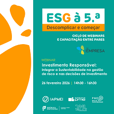 Investimento responsável nas empresas em análise no ESG à 5.ª