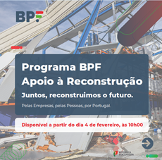 Linhas de Emergência para apoiar a reconstrução económica