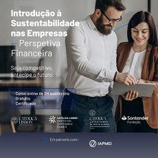 Curso "Introdução à Sustentabilidade nas Empresas - Perspetiva Financeira"