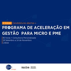 2.ª edição do Programa de Aceleração em Gestão para Micro e PME