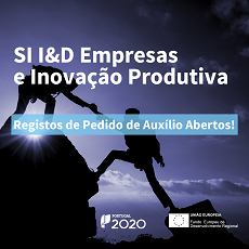 Projetos de Inovação Produtiva e de I&D com Pedidos de Registo de Auxílio abertos