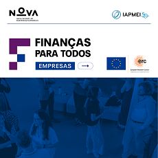 Programa "Finanças para Todos - Empresas" | Inscrições até 31 de maio