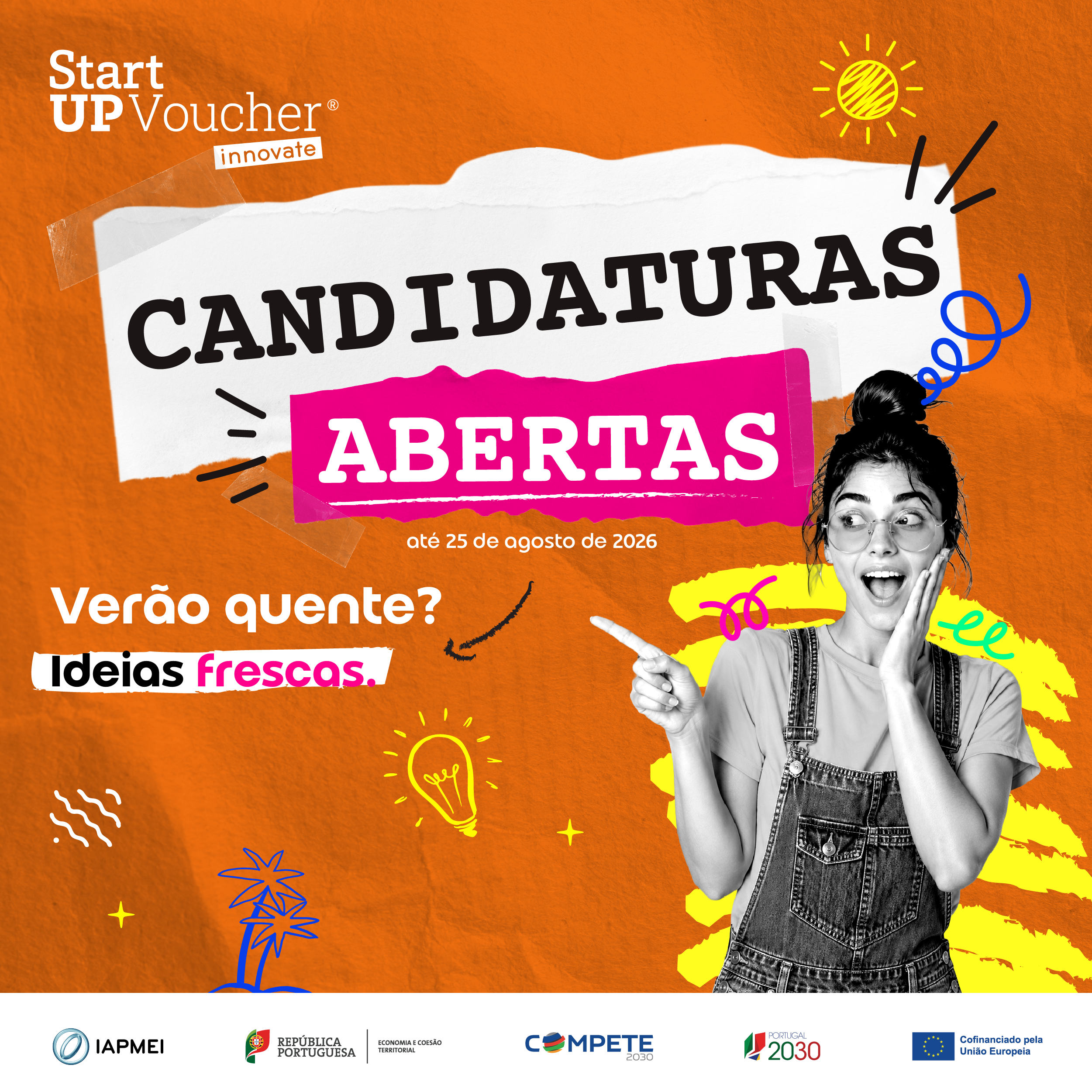 StartUP Voucher Innovate | Candidaturas até 25 de agosto