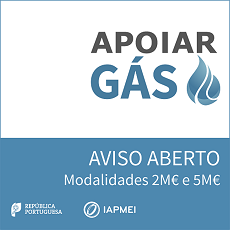 Apoiar Gás | Candidaturas abertas para as modalidades 2M e 5M