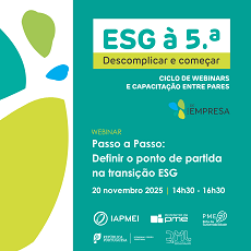 ESG à 5.ª debate como iniciar a transição ESG