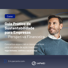 Curso “Guia Prático de Sustentabilidade para Empresas – Perspetiva Financeira”