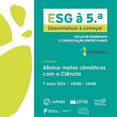 Alinhar metas climáticas com a Ciência no ESG.ª à 5.ª