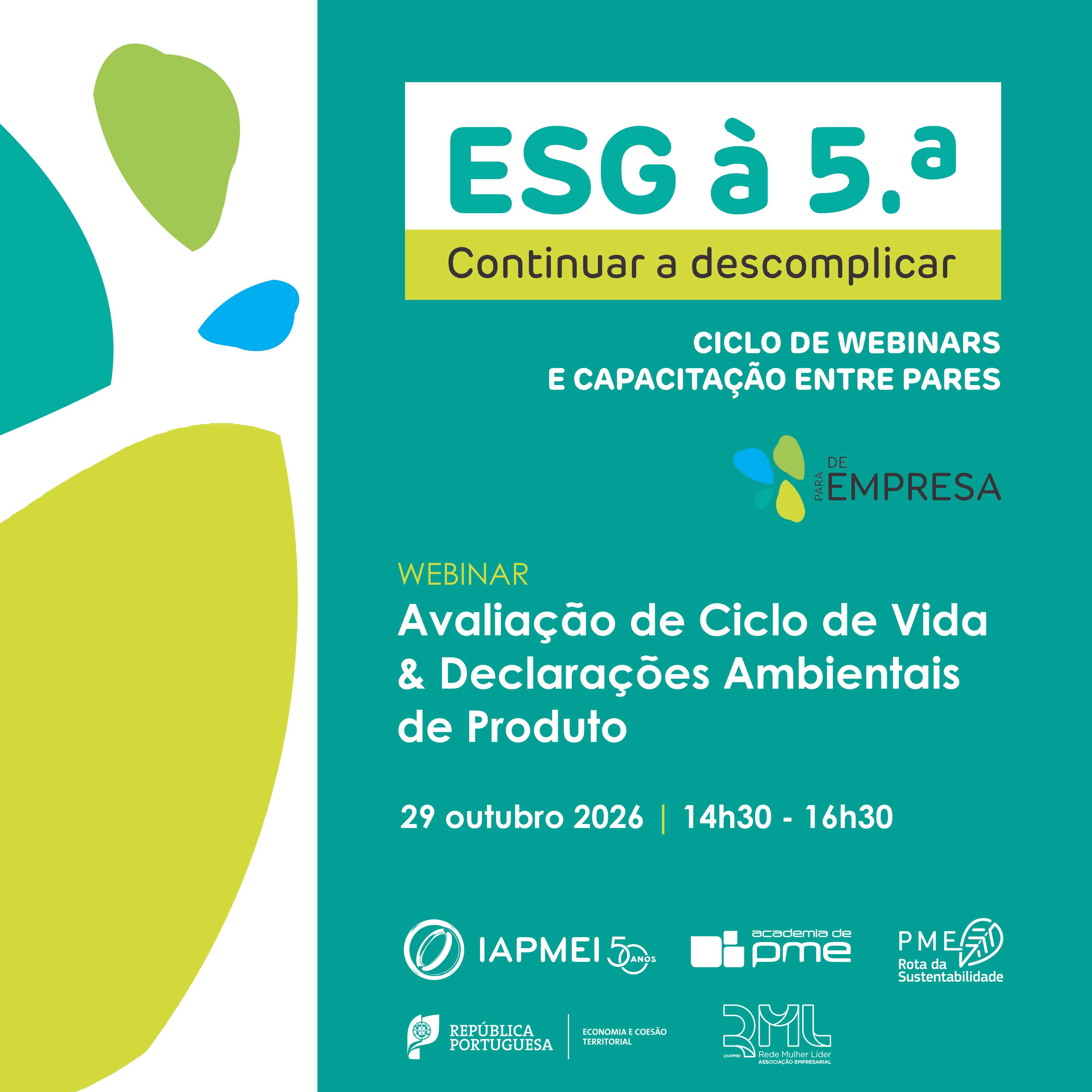 Vamos continuar a descomplicar no ESG à 5.ª