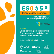 ESG à 5.ª inicia novo ciclo de webinars