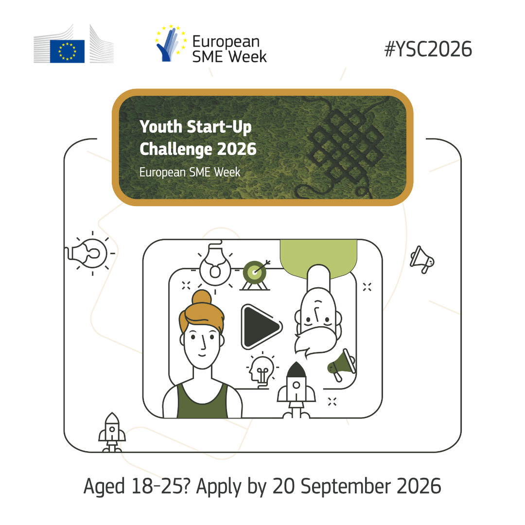 Youth Start-Up Challenge 2026 | Candidaturas até 20 de setembro