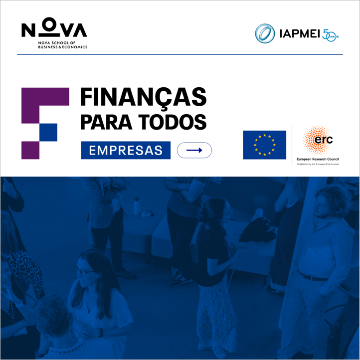 Finanças para Todos Empresas | Inscrições até 16 de novembro