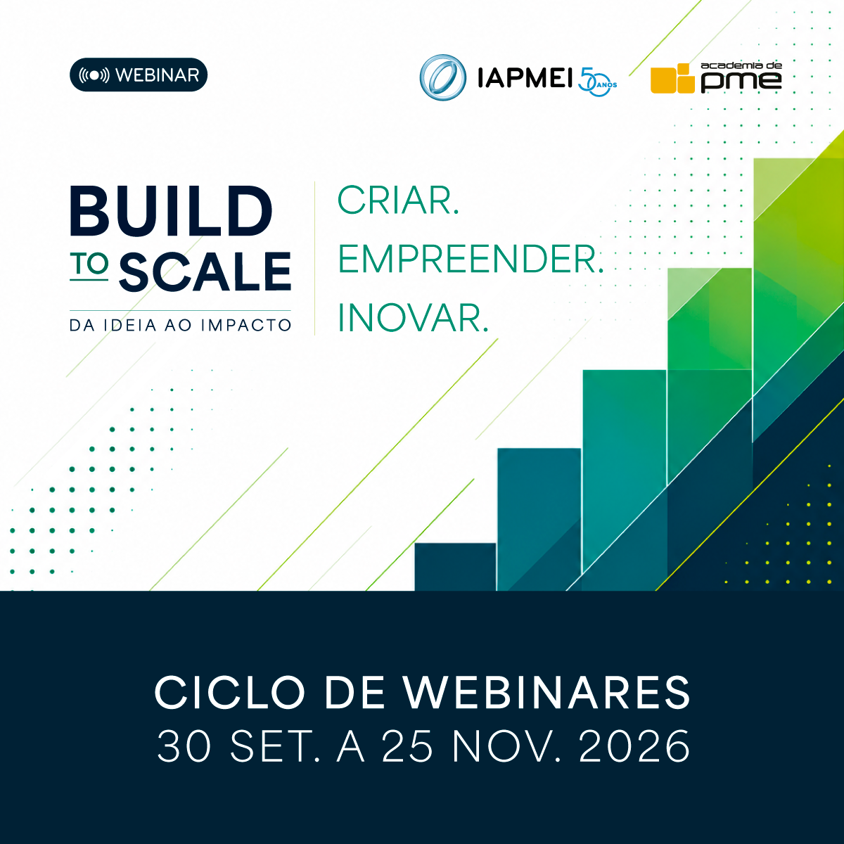 Novo ciclo de capacitação Build to Scale – Da Ideia ao Impacto