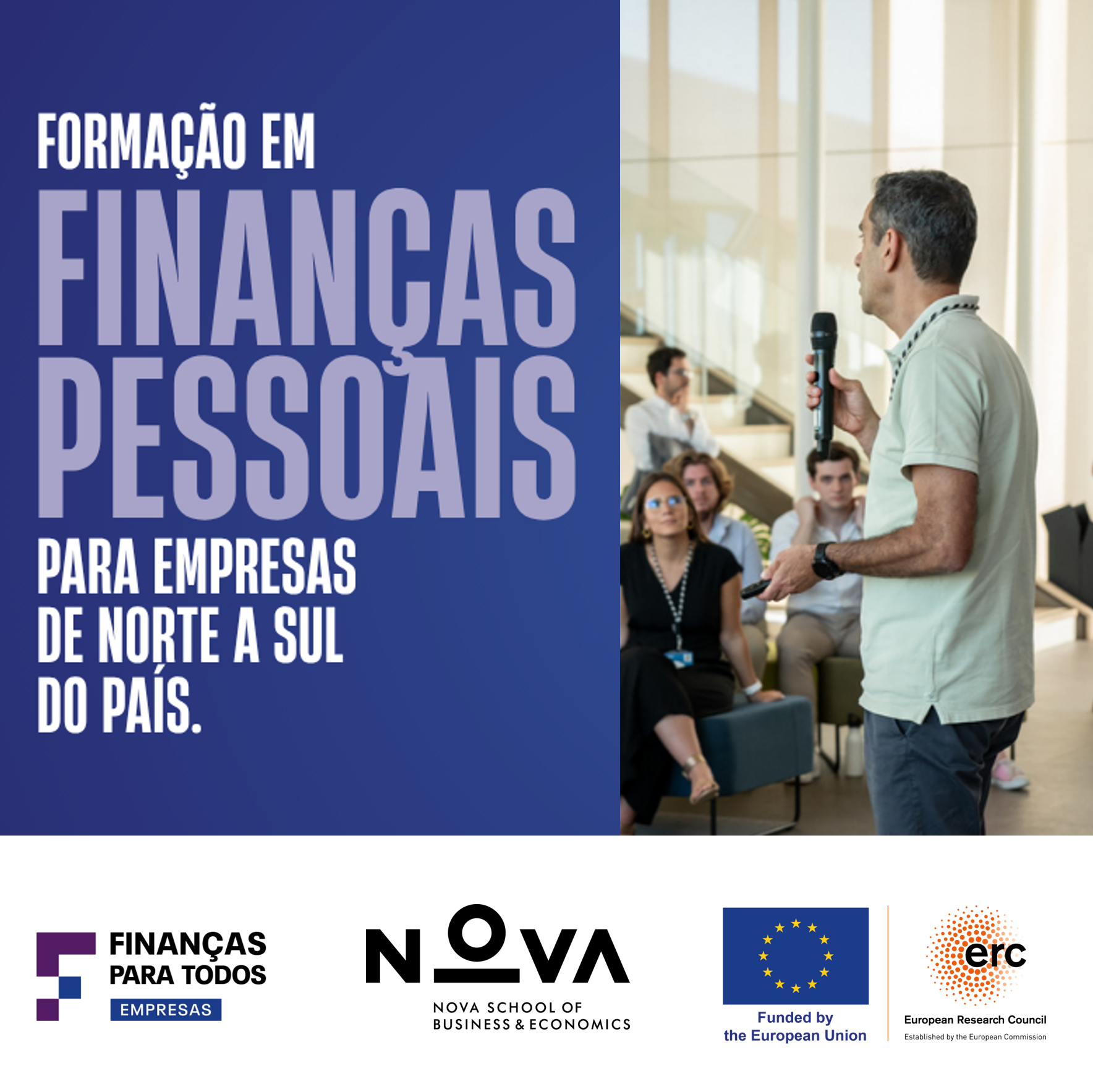 Finanças para Todos Empresas | Inscrições até 16 de novembro